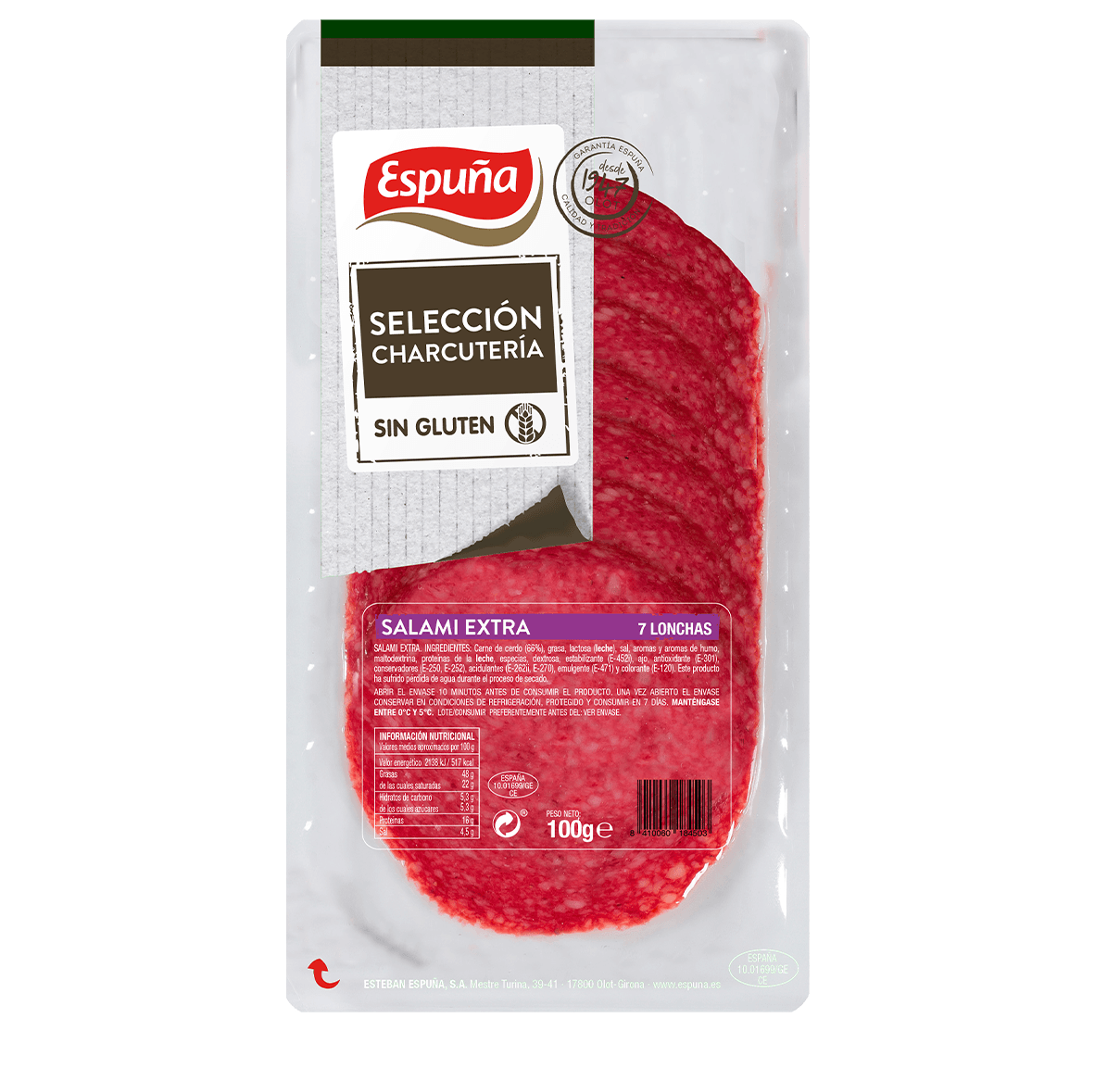 Salami slices 100g